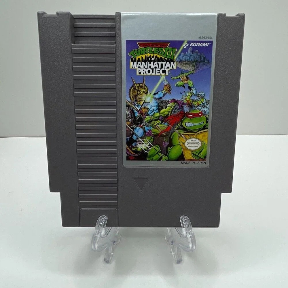 Teenage Mutant Ninja Turtles III 3 The Manhattan Project (NES, 1992) Cart Only